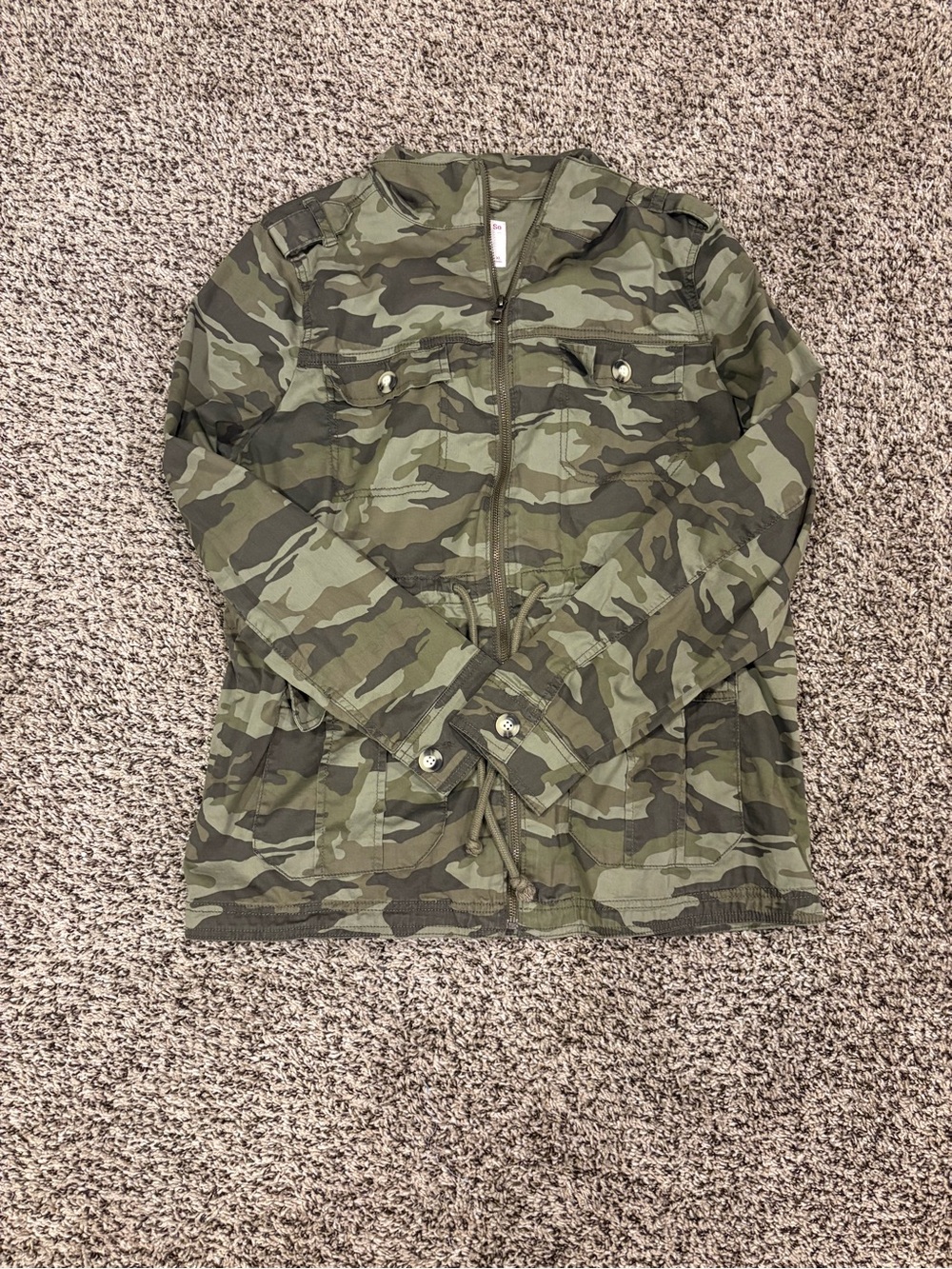 SO Camouflage Utility Jacket - Olive Camo